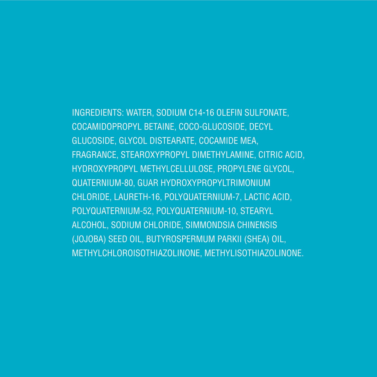 wakati sulfate-free shampoo ingredients