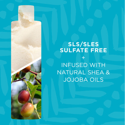 wakati sulfate-free shampoo with shea and jojoba oils